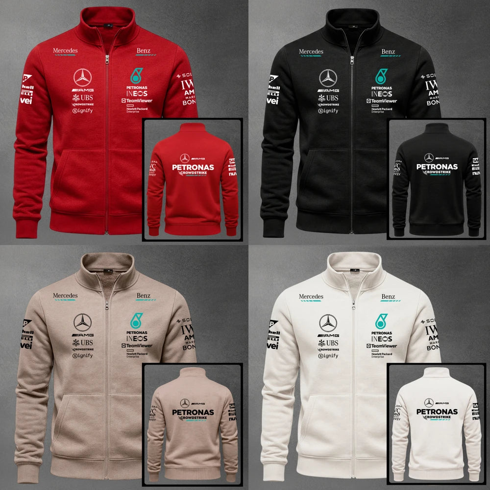BUZO CUELLO ALTO F1 MERCEDES ESTAMPADO